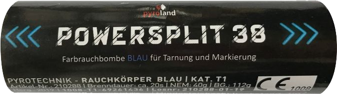Powersplit-38-Blauj7QLEOQlmnapd Pyroland POWERSPLIT 38 - Blau