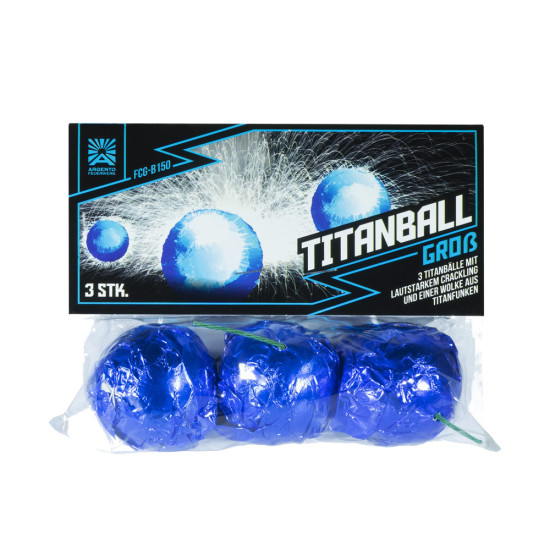 Argento Titanball Groß 3er-Set