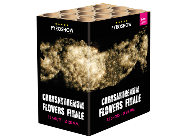 Pyroshow Final Batterie 1s Chrysanthemum flowers 12-Schuss 