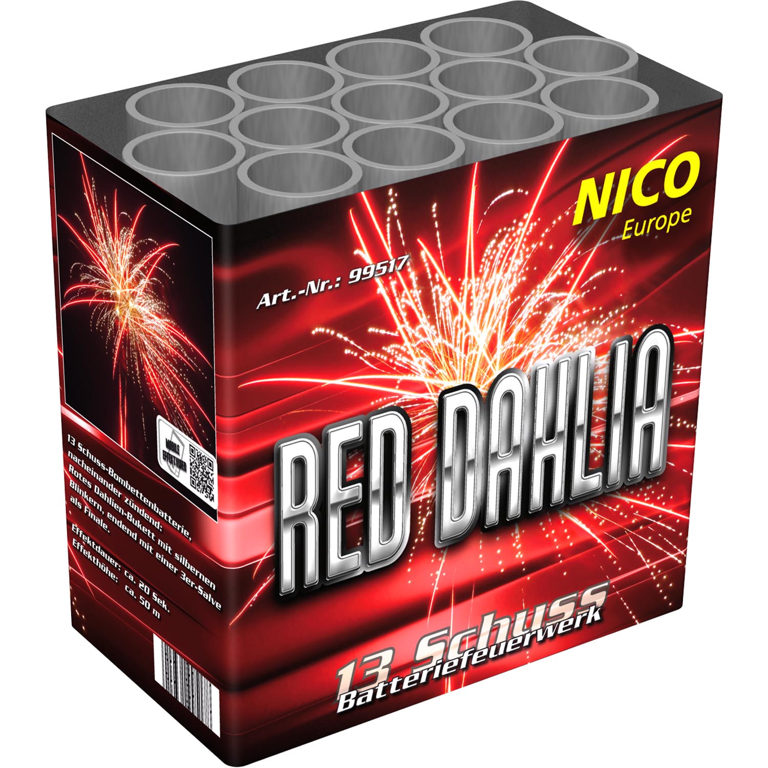 Nico Europe Red Dahlia 13-Schuss