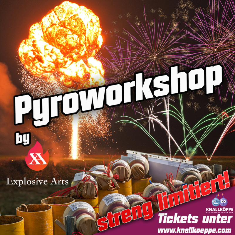 Pyroworkshop mit Explosive Arts (03.10.2026)
