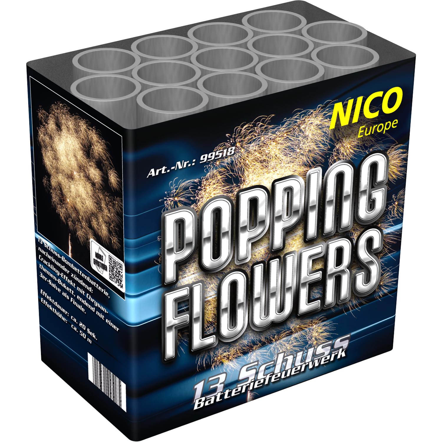 Nico Popping Flowers 13-Schuss