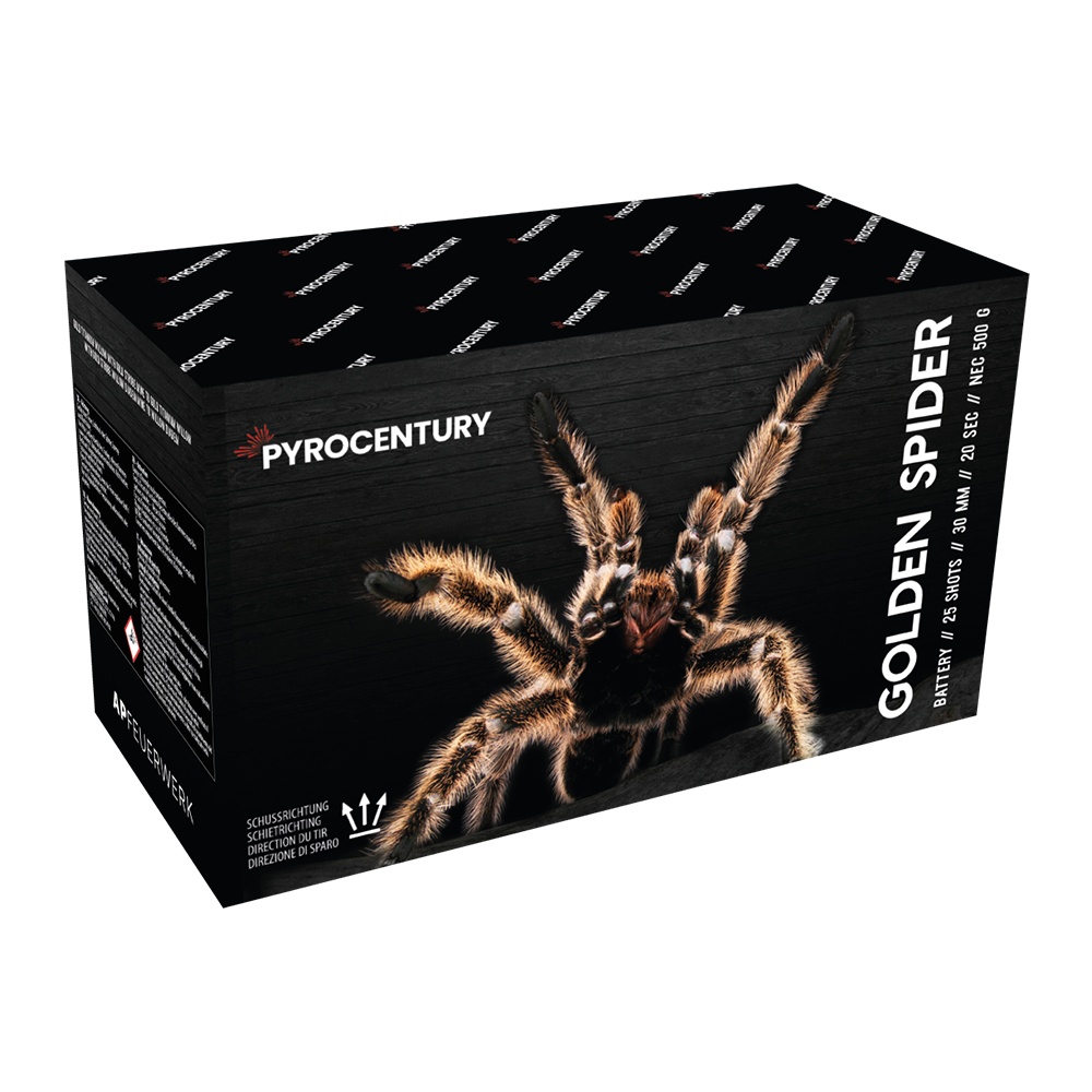 PyroCentury Golden Spider 25-Schuss (4/1 VE)