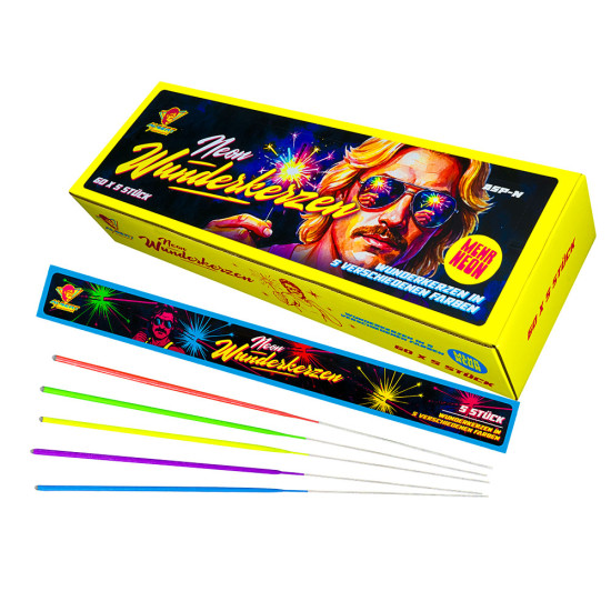 Albert Neon Wunderkerzen