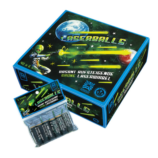 Argento Laserballs 6er-Set