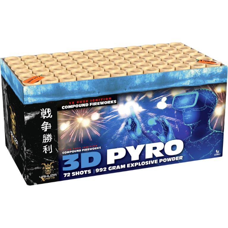 Lesli 3D Pyro 72-Schuss