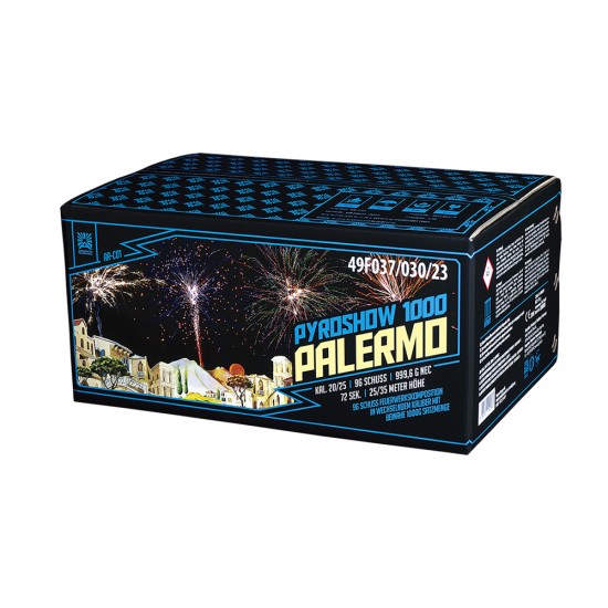 Argento Pyroshow 1000-A Palermo 96-Schuss